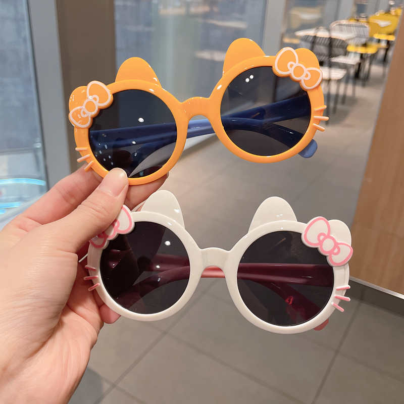Super Cute Cat Little Girl Cartoon Sunglasses