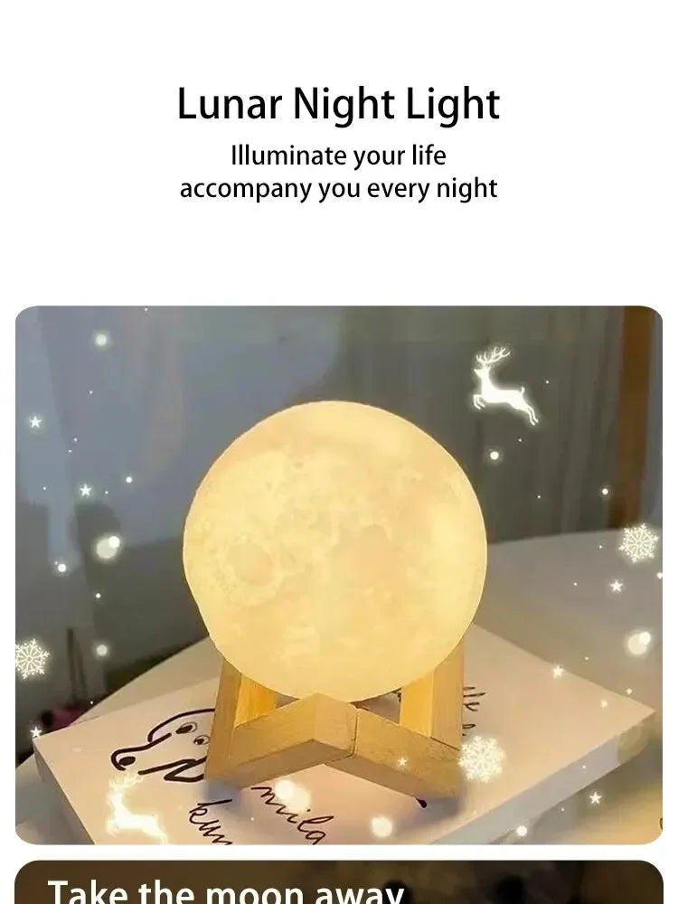 1 LED Moon Light Galaxy Light Bedroom Decoration