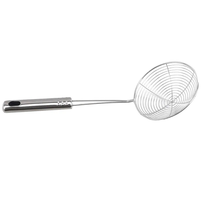 Oval Skimmer Stainless Steel Filter Strainer Pot Baking
