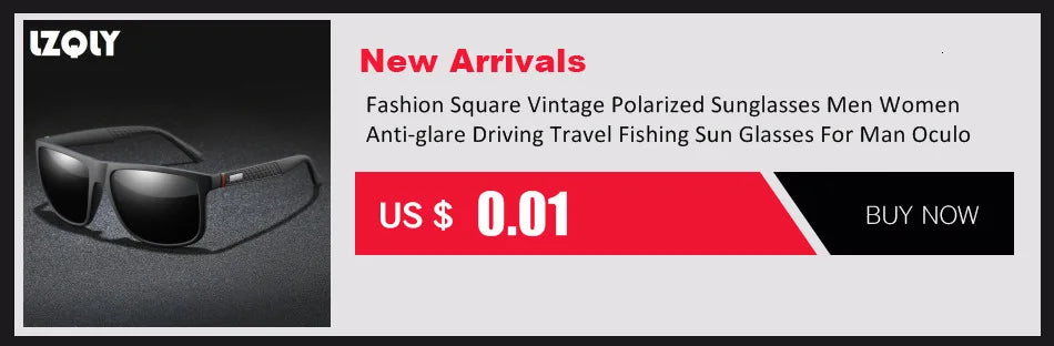 Luxury Square Vintage Polarized Sunglasses For Men Fashion Travel Driving Anti-Glare TR90 Eyewear UV400