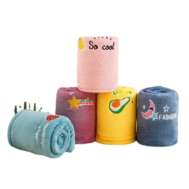 1pc Quik Dry Hair Hat Super Absorbent Soft Women Girls Head Towel