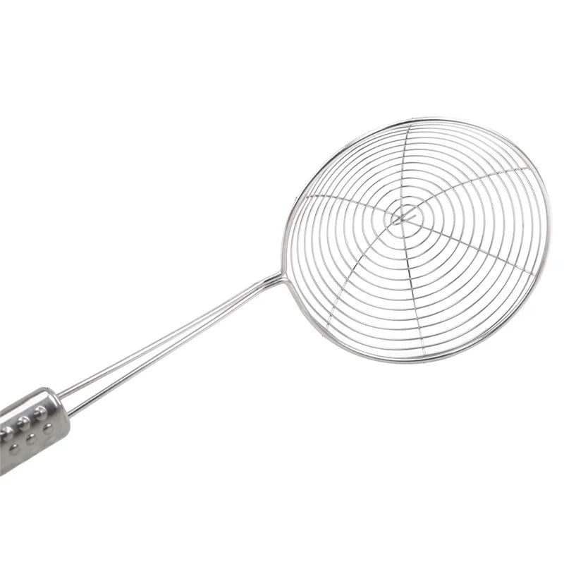 Oval Skimmer Stainless Steel Filter Strainer Pot Baking