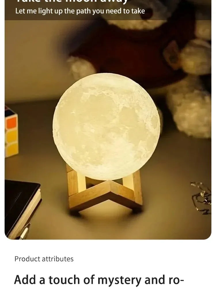1 LED Moon Light Galaxy Light Bedroom Decoration