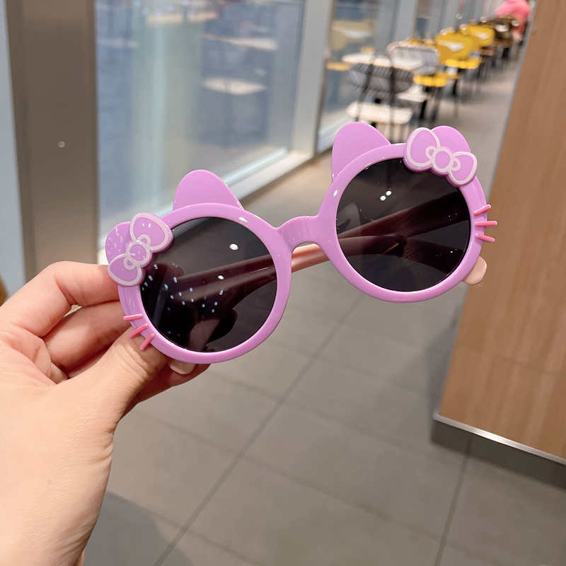 Super Cute Cat Little Girl Cartoon Sunglasses
