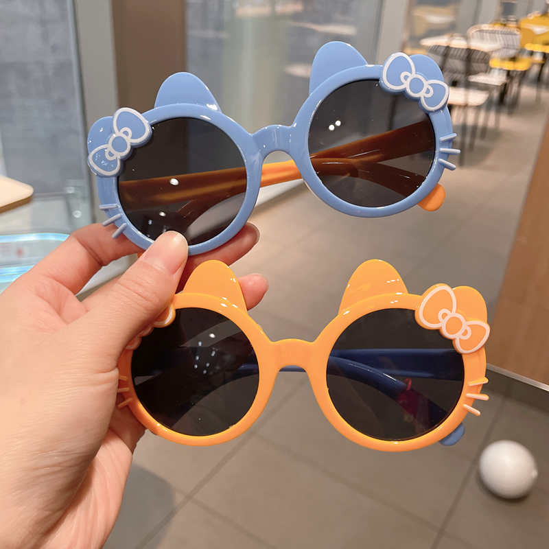 Super Cute Cat Little Girl Cartoon Sunglasses