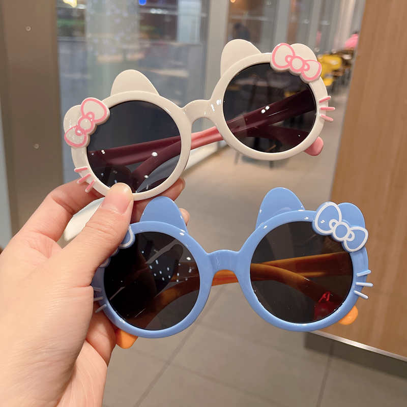 Super Cute Cat Little Girl Cartoon Sunglasses