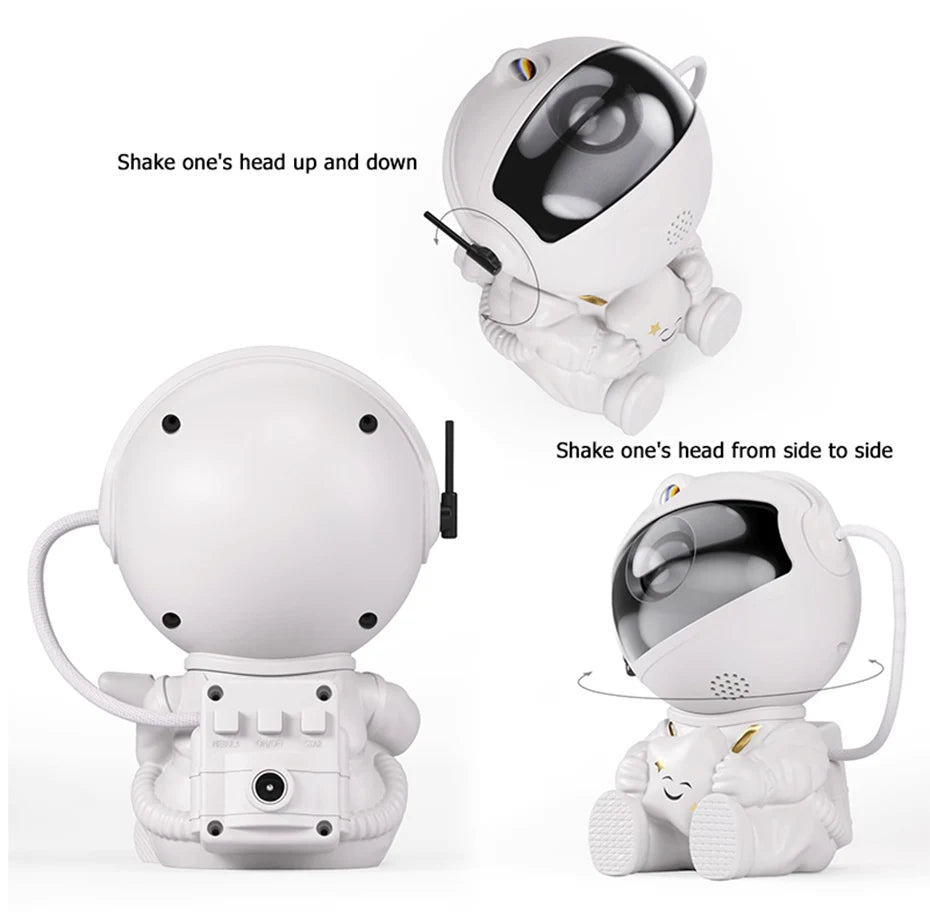 Galaxy Star Astronaut Projector Lamp Starry Sky Night Light Home Room Decor