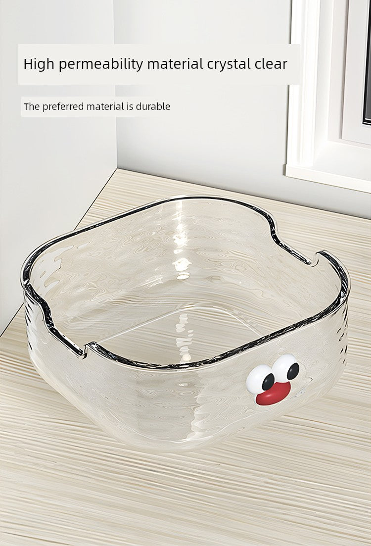 Double-Layered Six-Pieces Kitchen Plastic Washing Basin