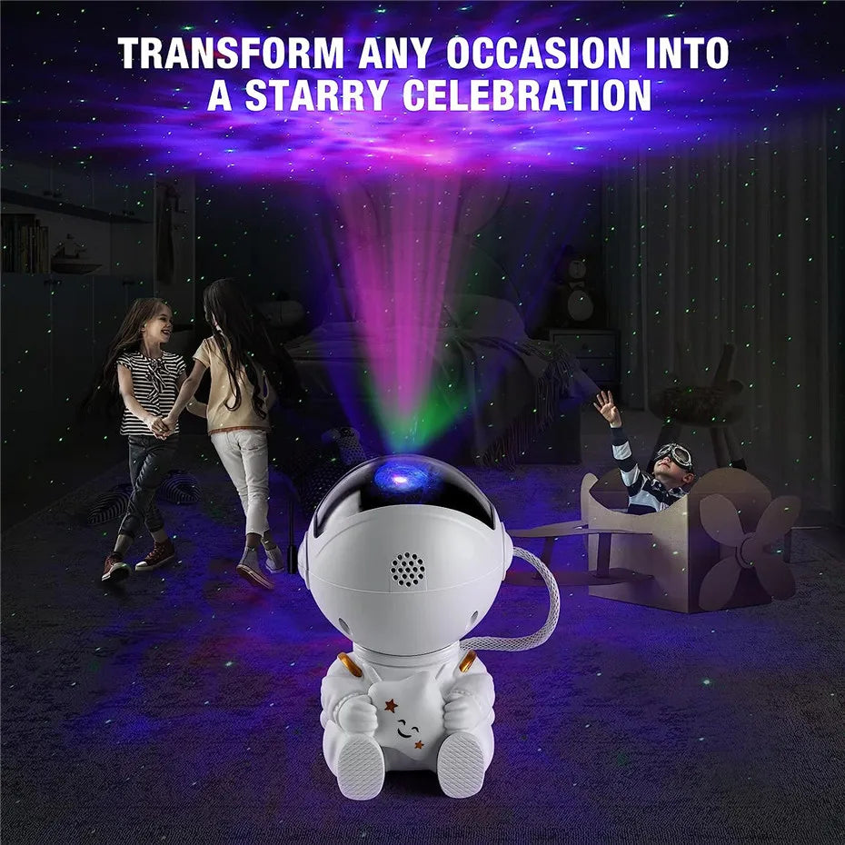 Galaxy Star Astronaut Projector Lamp Starry Sky Night Light Home Room Decor