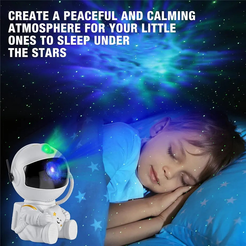 Galaxy Star Astronaut Projector Lamp Starry Sky Night Light Home Room Decor