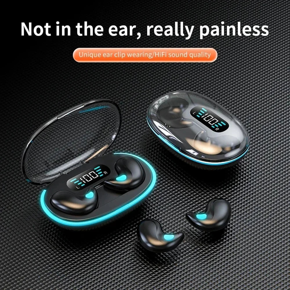 Wireless Bluetooth Earbuds Waterproof Earphones Bass Noise Reduction HiFi Stereo Headsets