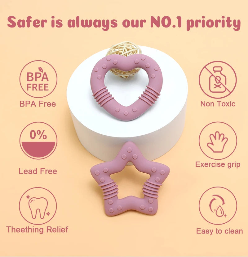 New Star Silicone Teether Food Grade