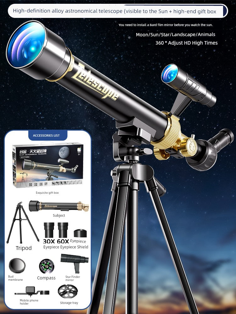 Kids Astronomical Telescope High Magnification Professional Star Watching