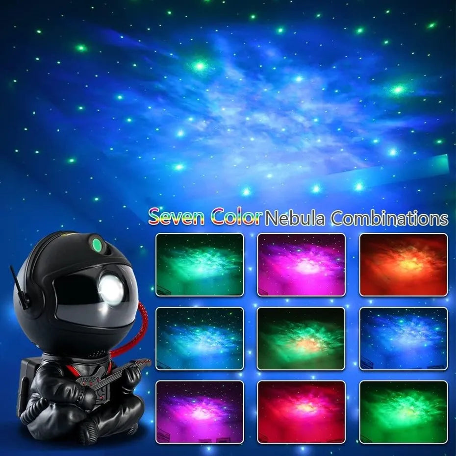 Galaxy Star Astronaut Projector Lamp Starry Sky Night Light Home Room Decor