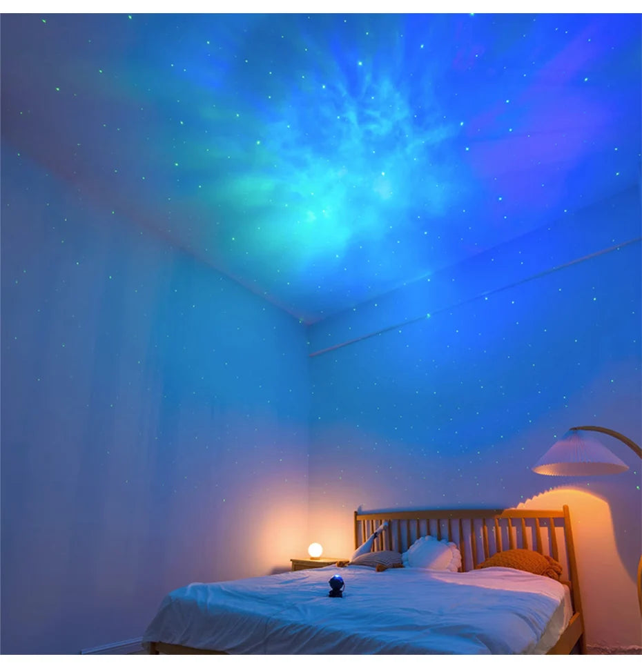 Galaxy Star Astronaut Projector Lamp Starry Sky Night Light Home Room Decor