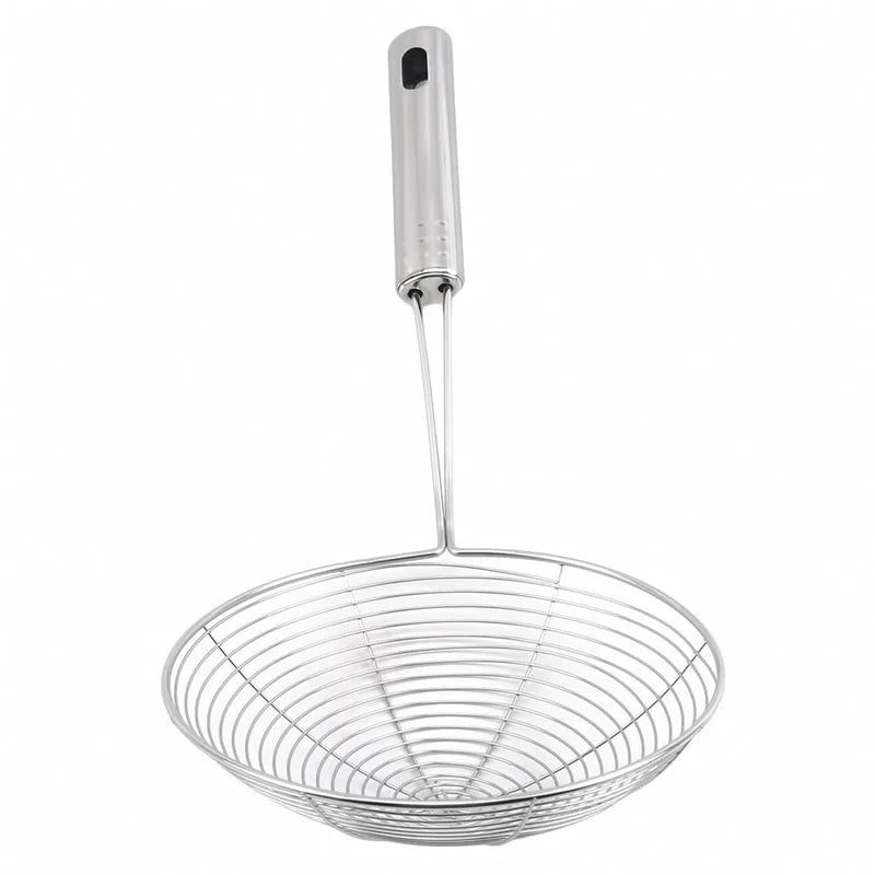 Oval Skimmer Stainless Steel Filter Strainer Pot Baking