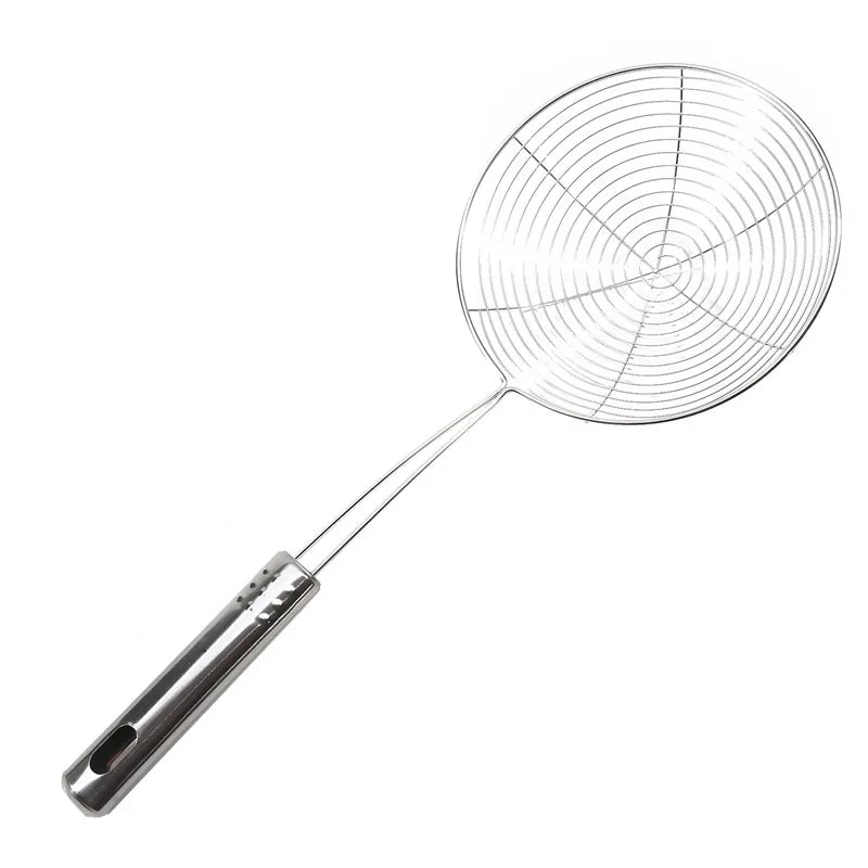Oval Skimmer Stainless Steel Filter Strainer Pot Baking