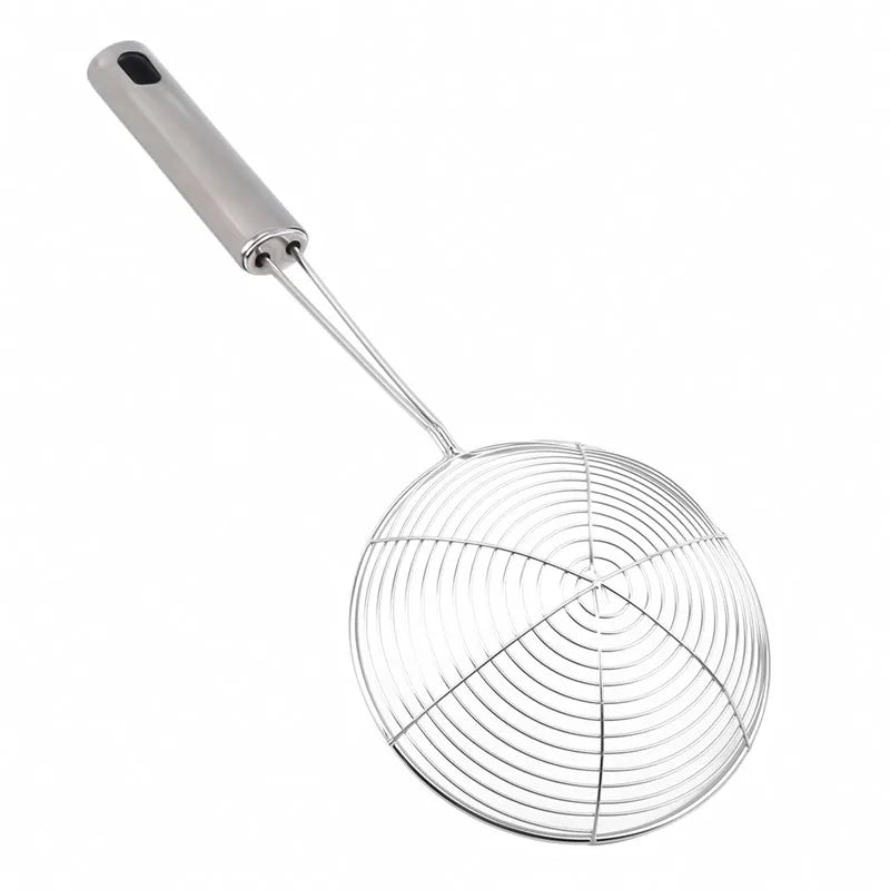 Oval Skimmer Stainless Steel Filter Strainer Pot Baking