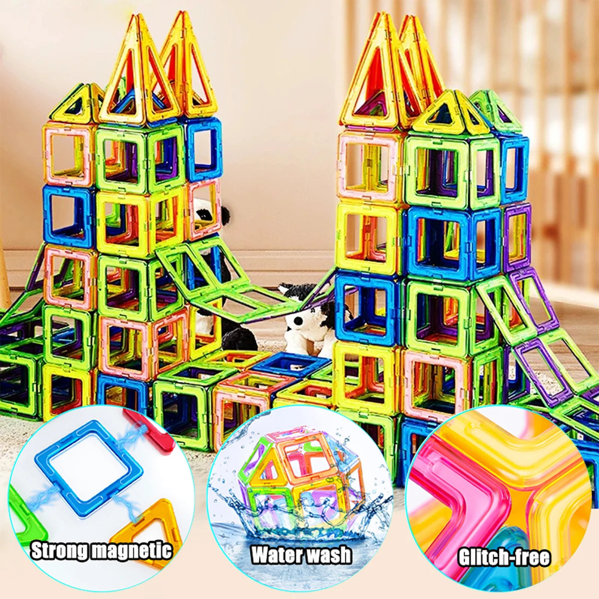 Magnetic Building Blocks Big Size and Mini Size DIY Magnets