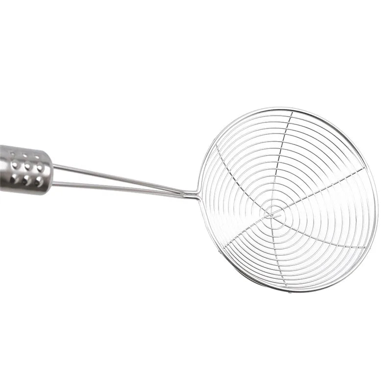 Oval Skimmer Stainless Steel Filter Strainer Pot Baking