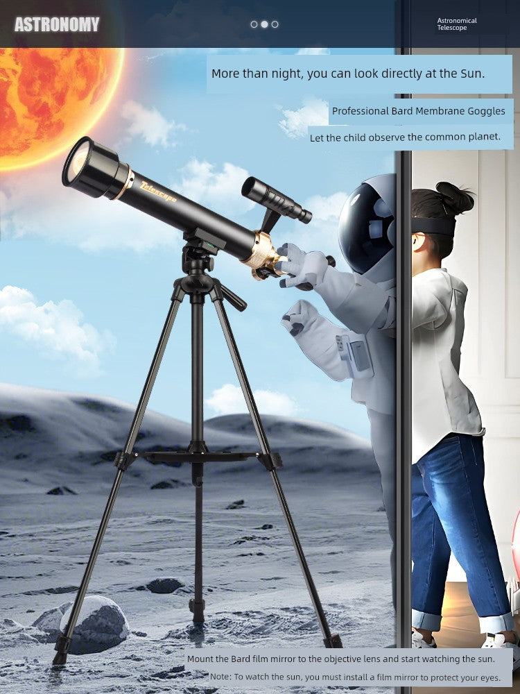 Kids Astronomical Telescope High Magnification Professional Star Watching